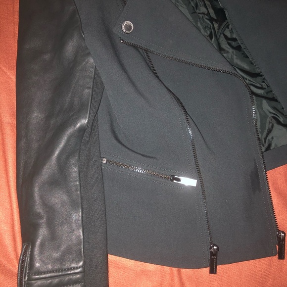 BCBG Ladies Jacket with leather accents - Picture 7 of 14